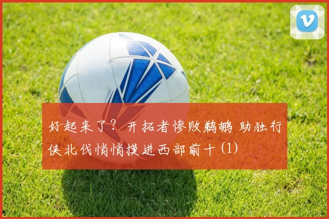 好起来了？开拓者惨败鹈鹕 助独行侠北伐悄悄摸进西部前十(1)